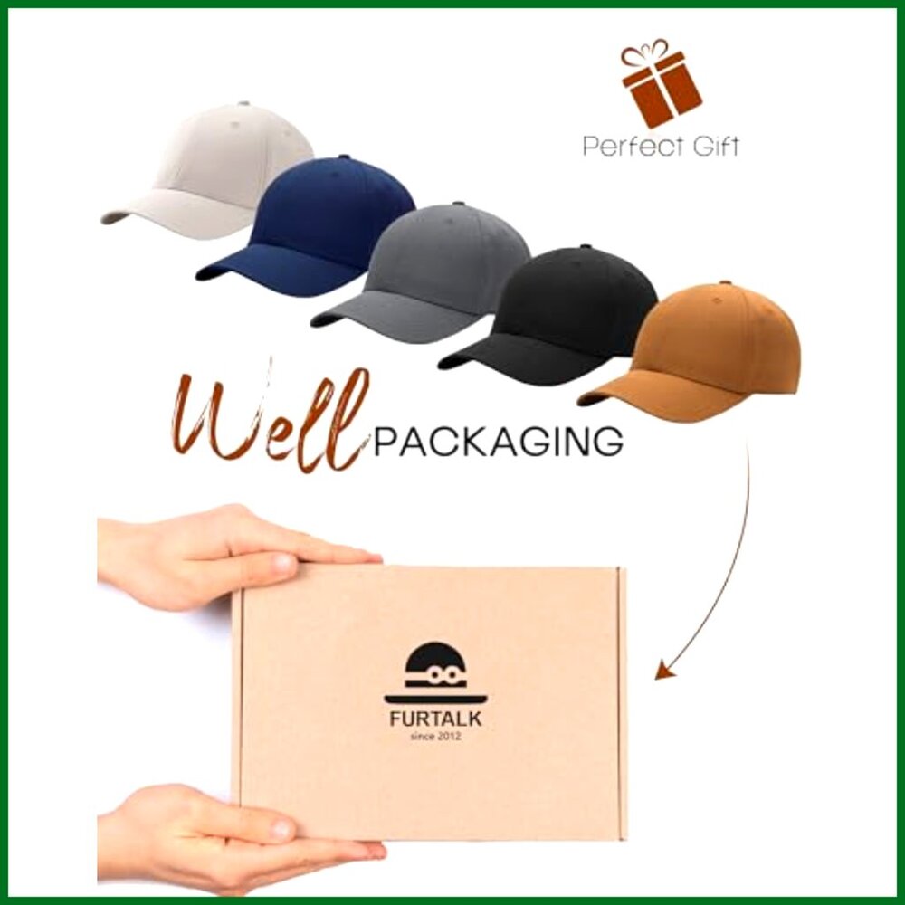 Structured Baseball Cap Adjustable Washed Cotton … - image 5